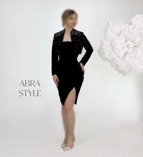 کت و دامن نگین دار