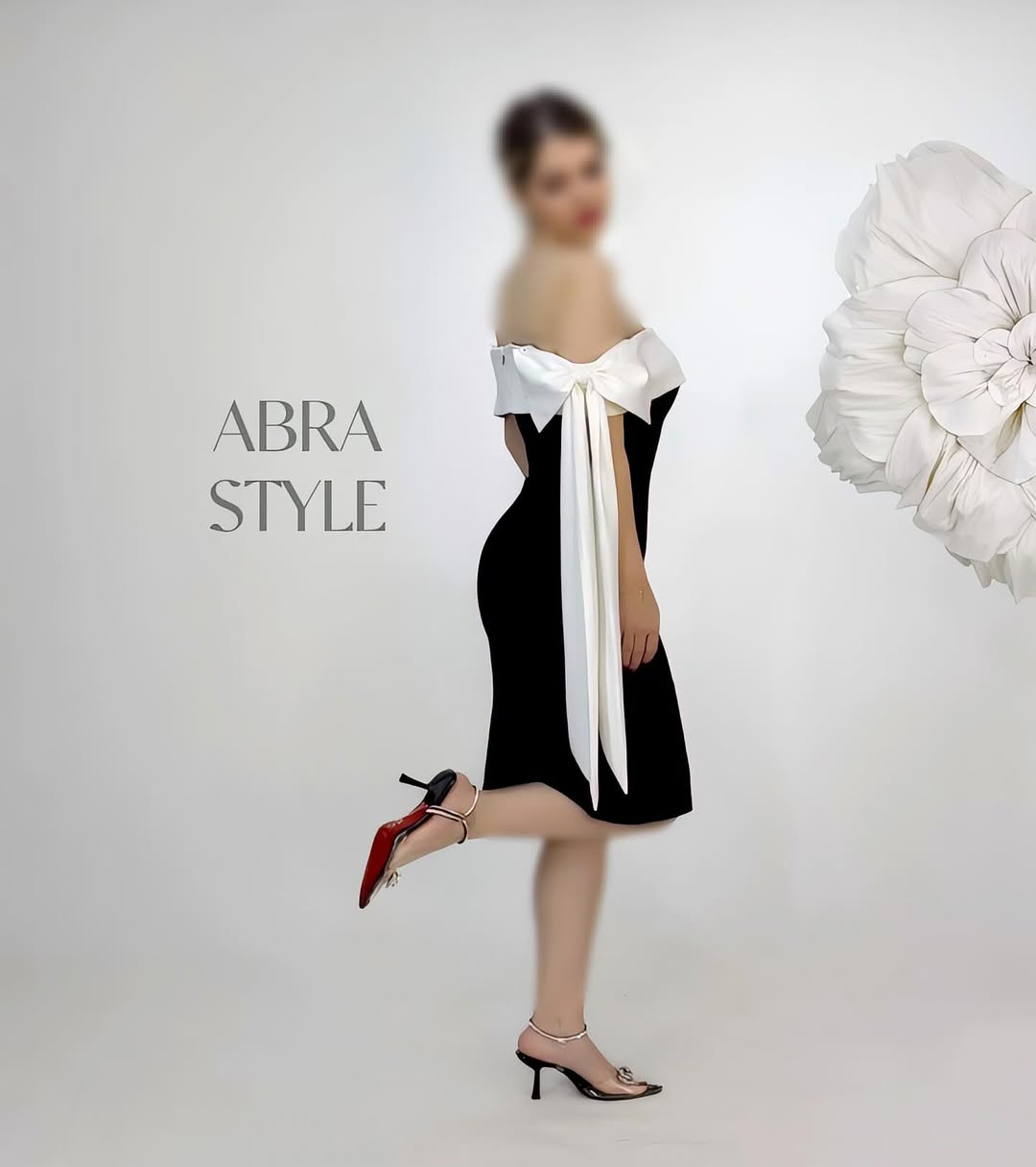 پیراهن کوتاه پاپیون دار