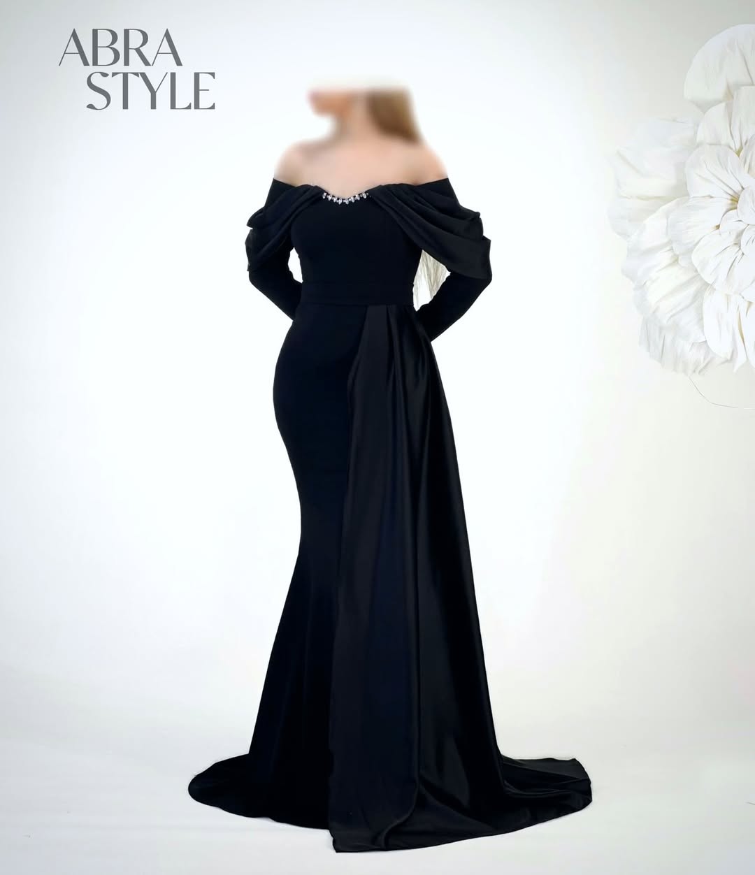 پیراهن ماکسی ساده شولدر ساتنی